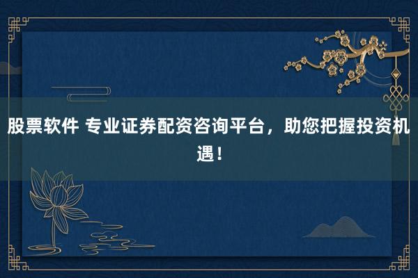 股票软件 专业证券配资咨询平台,助您把握投资机遇!