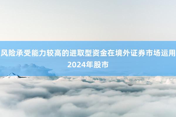 风险承受能力较高的进取型资金在境外证券市场运用2024年股市