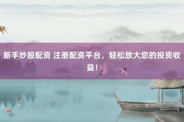 新手炒股配资 注册配资平台,轻松放大您的投资收益!